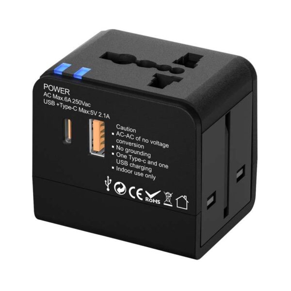 Global Universal Travel Adapter - Customized Multi-USB Multi-Functional Plug Adapter