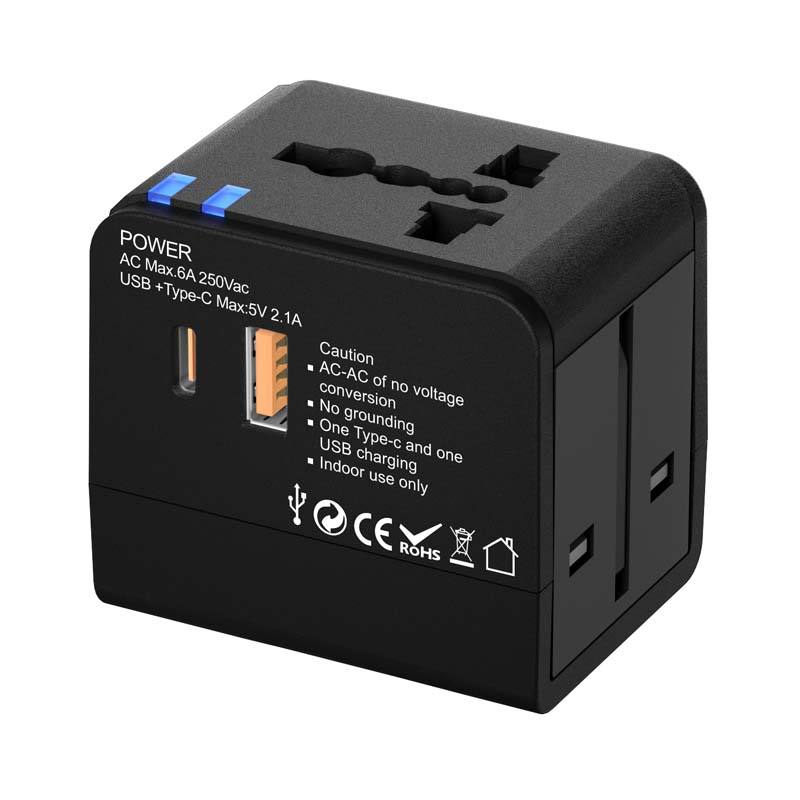 Global Universal Travel Adapter - Customized Multi-USB Multi-Functional Plug Adapter