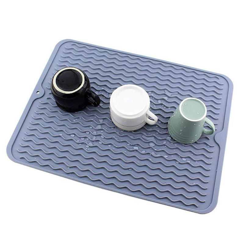 Heat-Resistant Silicone Dish Drying Mat (4)